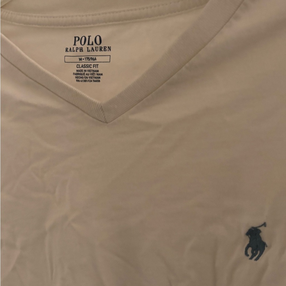 White long sleeve polo